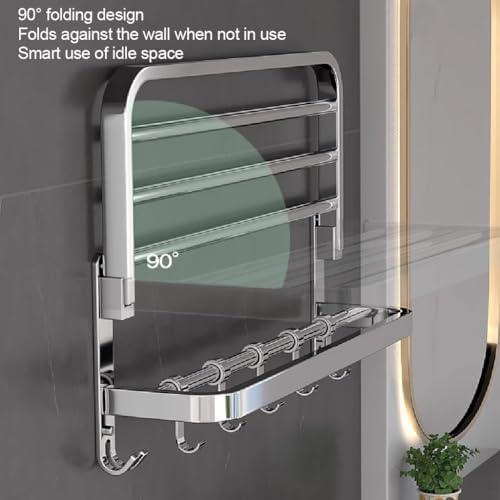 Stainless Steel Towel Holder Wall-Mounted 304 Towel Rack