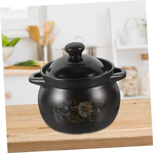 SHOWERORO Ceramic Casserole Stockpot
