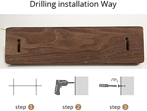 Solid-Wood Towel Rail Rack for Bathroom Kitchen Organization