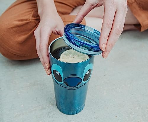 Silver Buffalo Lilo and Stitch Stainless Steel Travel Mug 20 oz
