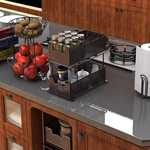 Efficient Storage Solution for Organizing Your Kitchen or Bathroom