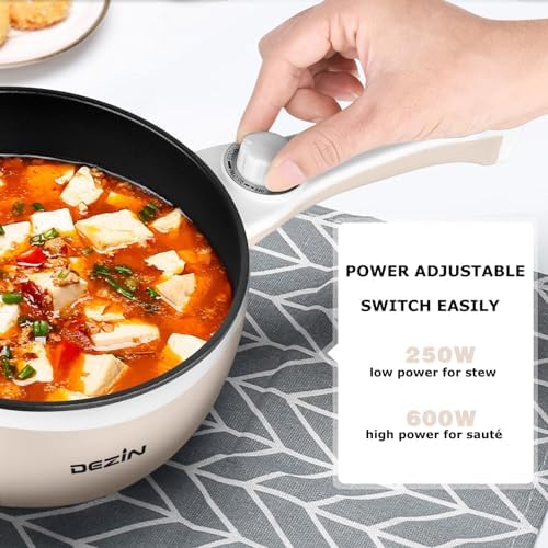 Dezin 15L Electric Steamer Pot with Non-Stick Coating
