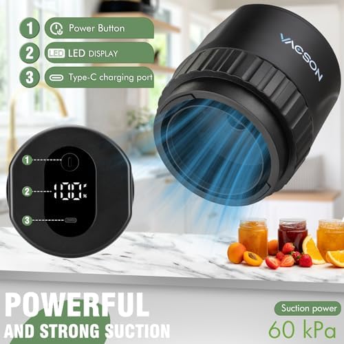 Effortlessly Sealed Mason Jar Vacuum Sealer Kit