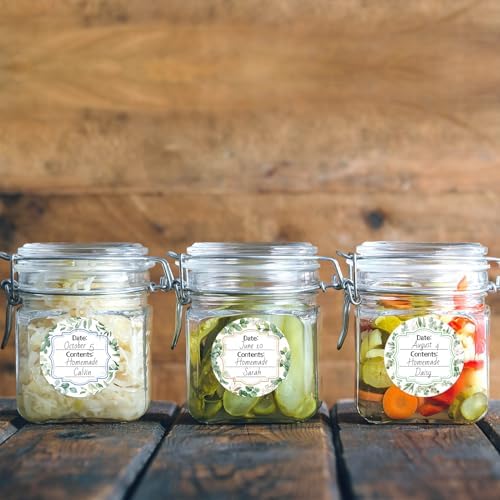 Eco-Friendly 300-Count Water-Resistant Canning Labels