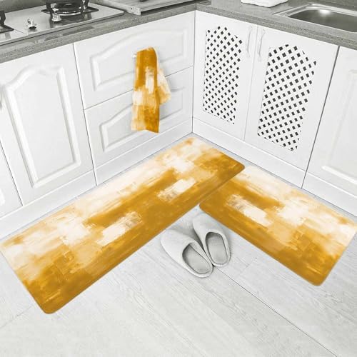 Modern Kitchen and Home Rugs Set - Stylish Non-Slip and Easy to Clean