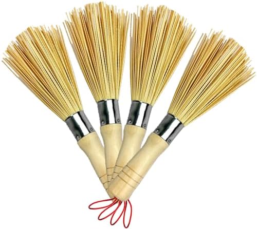 ZIYOUUGOU Bamboo Pot Brush Set 25cm x 4