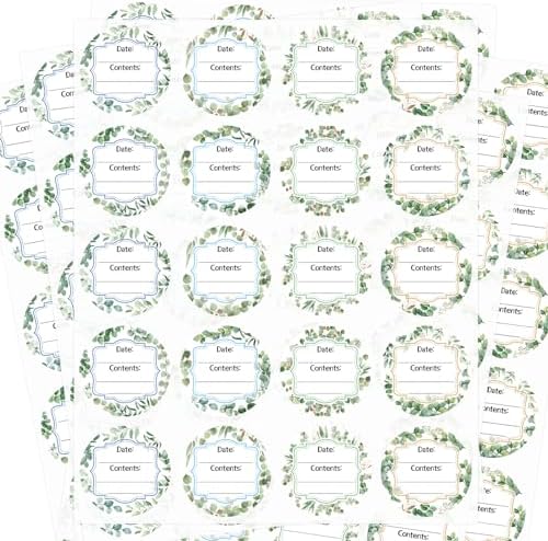 Eco-Friendly 300-Count Water-Resistant Canning Labels