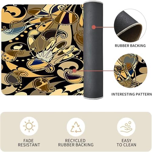 Paisley Kitchen Rugs 2 Piece Set Anti Fatigue Comfort Standing Mat