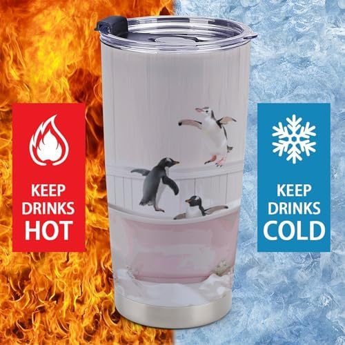Stainless Steel Bathroom Penguin Tumbler