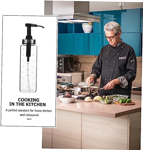 Sleek 500ml Glass Stainless Steel Ketchup Salad Dressing Squeeze Bottle