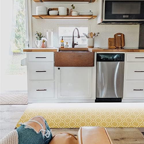 Libaoge Modern Art Kitchen Mat Rug