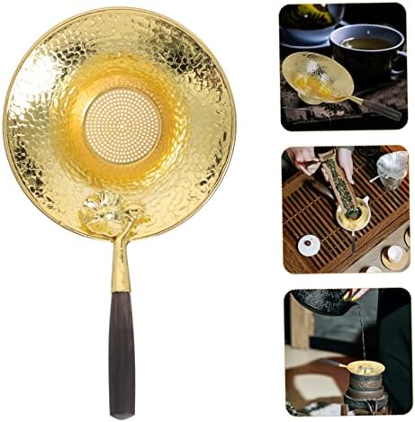 KICHOUSE Copper Tea Strainer Set