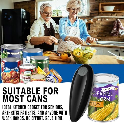 Electric Can Opener with One-Touch Operation for Seniors