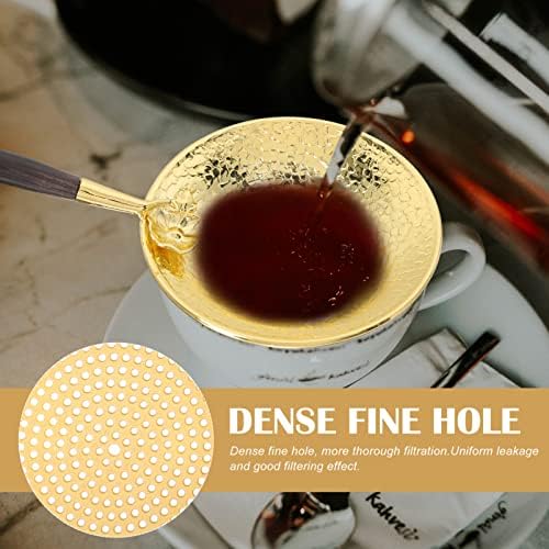 Golden Handle Tea Infuser with Chinese Craftsmanship