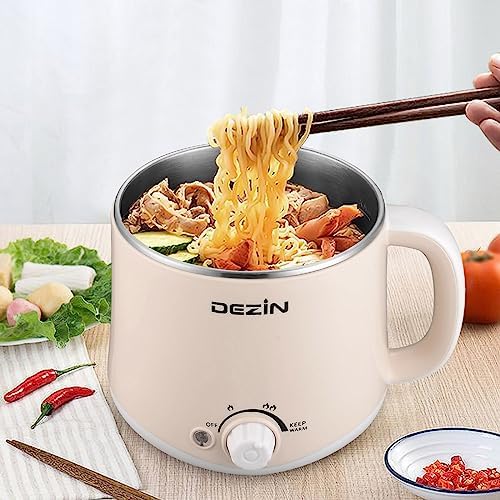 DEZIN Dual-Power Hot Pot - Quicken Your Morning Meal with Wireless Assistance