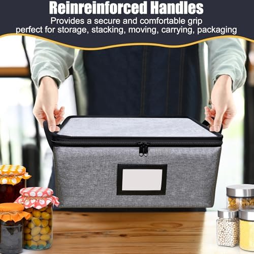 16 oz Mason Jar Storage Organizer with Dividers