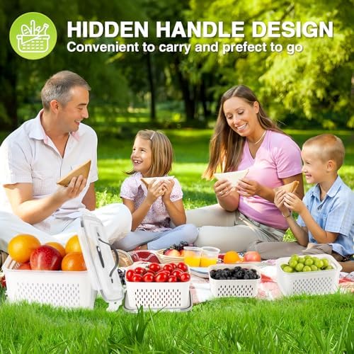 Fresh Preserving Fruit Vegetable Containers Set