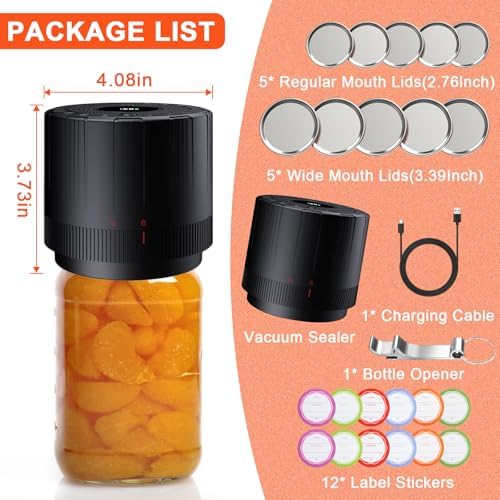 Mason Jar Vacuum Sealer