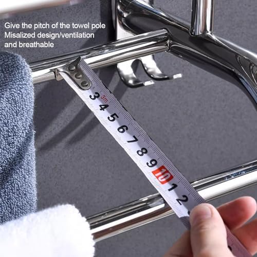 Annika 40cm Punching Wall-Mounted Towel Rack for Efficient Storage