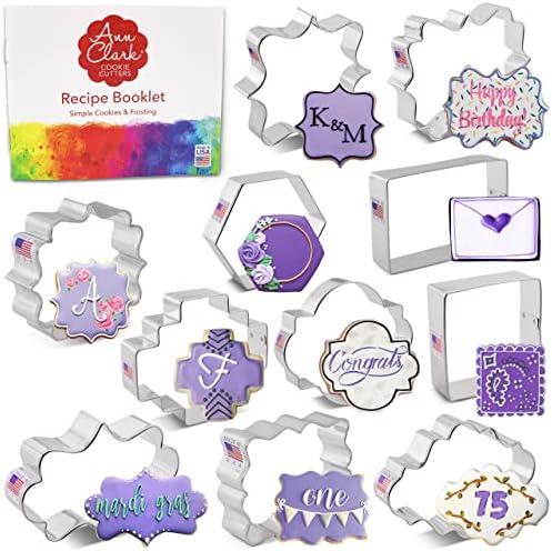 Plaques Frames Tiles Cookie Cutters 11 Pc Set 1