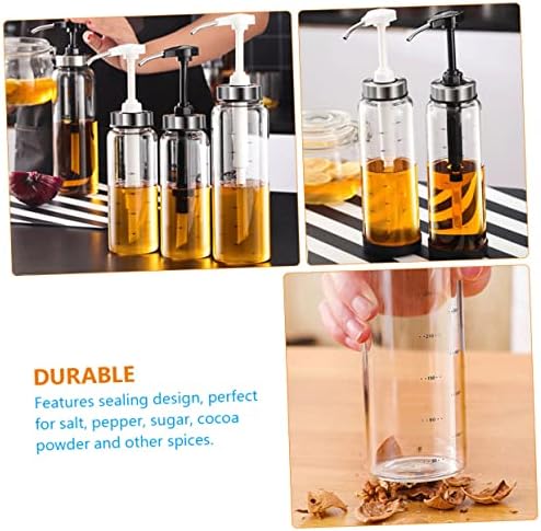 Mikinona 500ml Honey Jam Dispenser Bottle with Metal Pump