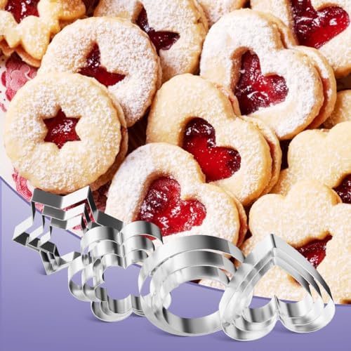 High-Quality Metal Cookie Cutters Set Perfect Gift for Kids and Adults