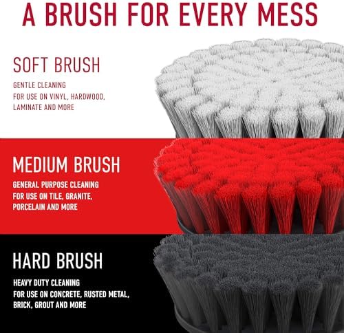 Hoover 3-Piece Multi-Purpose Cleaning Brush Kit