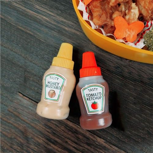 Perfect 2-Piece Squeeze Ketchup Bottles for Adults
