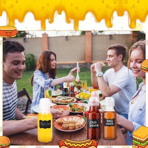 ZhouBoat Ketchup Squeeze Bottles Set