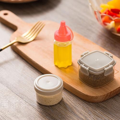 4-Piece Metal Squeeze Bottles Set