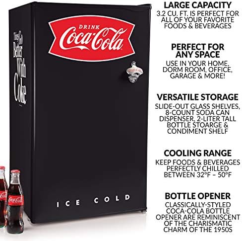 Nostalgia Coca-Cola Refrigerator