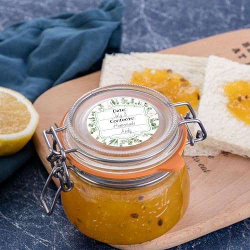 Eco-Friendly 300-Count Water-Resistant Canning Labels