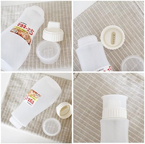 GARASANI 5 Hole Squeeze Bottle Leak-Resistant Perfect for Ketchup Mayonnaise