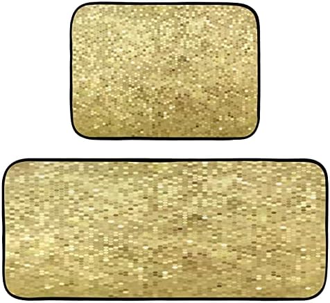 Shinebright Kitchen Rugs 3D sequins non-slip washable versatile for multiple areas