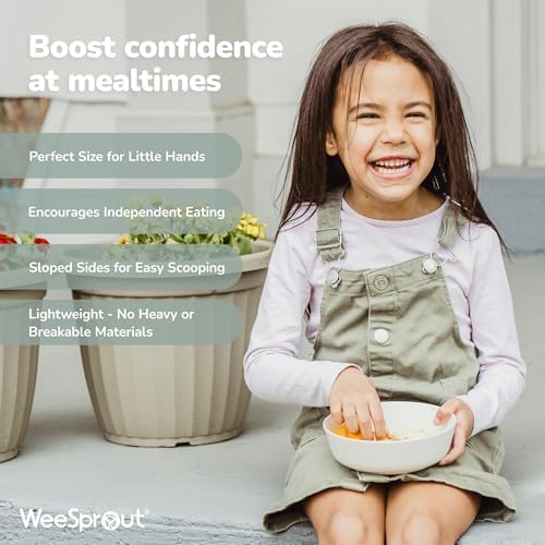 Bamboo Set of Four Eco-Friendly Kids 15oz Bowls with Style - Yummy