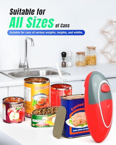 One Touch Electric Can Opener for Seniors and Chefs