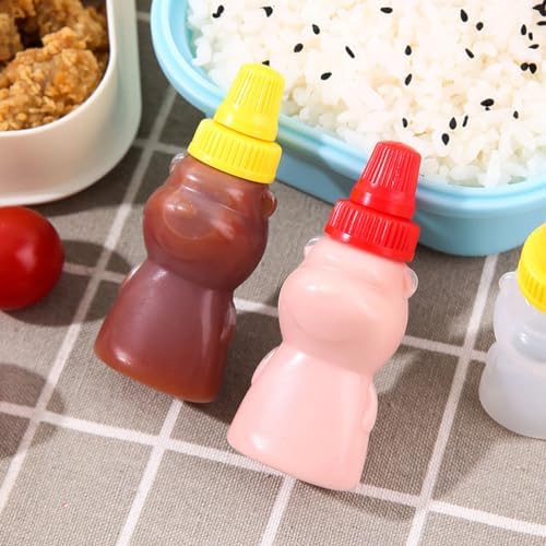 bears shaped mini condiment bottles 23ml pack of 8