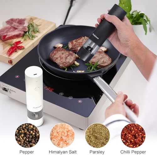Electric Salt Pepper Grinder Set