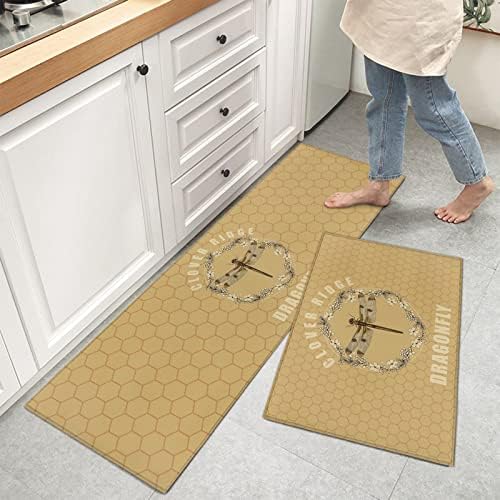 Two-Piece Kitchen Rugs 197x315x197x472 Perfect for Cooking Cleaning or Laundry