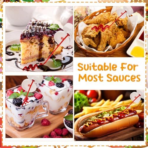 6-Pack 11 oz Condiment Squeeze Bottles