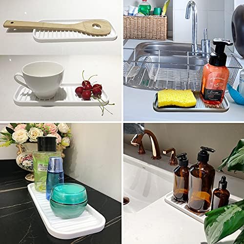 Gosmol Silicone Kitchen Sink Organizer Heat-Resistant Organizer for Cleaners more