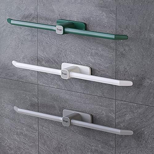 Thick Plastic Towel Rack with Easy Mounting for Bathrooms