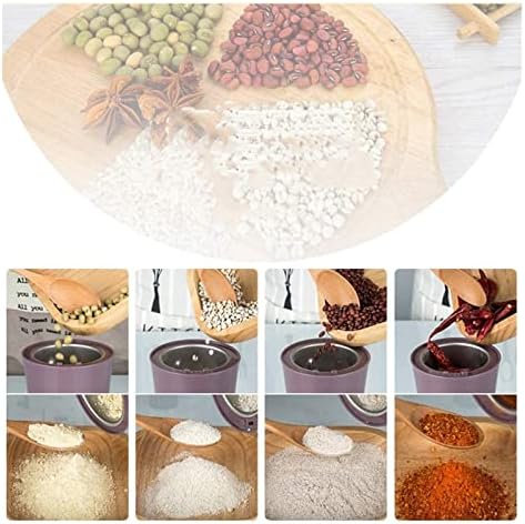 Refillable Spice Grinder with Coffee Bean Mill Purple
