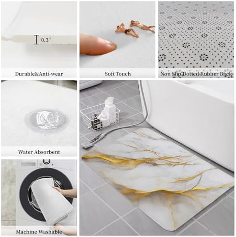 Chucoco Kitchen Area Rugs Set