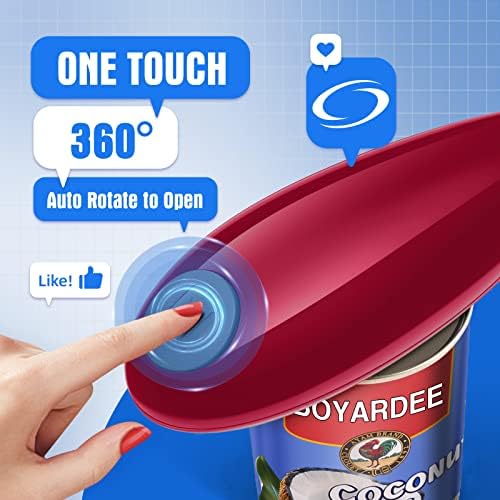 Safe and Easy Electric Can Opener for Seniors and Arthritis Patients