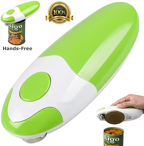 Safe Ergonomic Electric Can Opener with Soft Edge