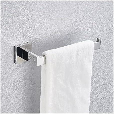 Chromium Towel Rail with Black Finish for Bathroom Kitchen Bedroom