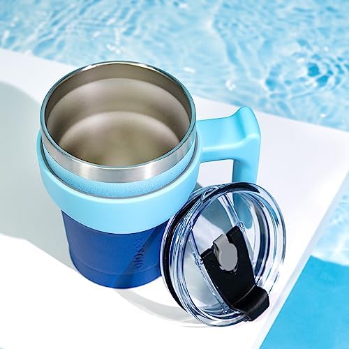 10oz Stainless Steel Insulated Tumbler with Straw Perfect for Travel