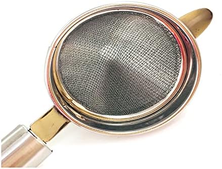 DS Stainless Steel Strainer with Lid Perfect for Tea Cocktail Straining