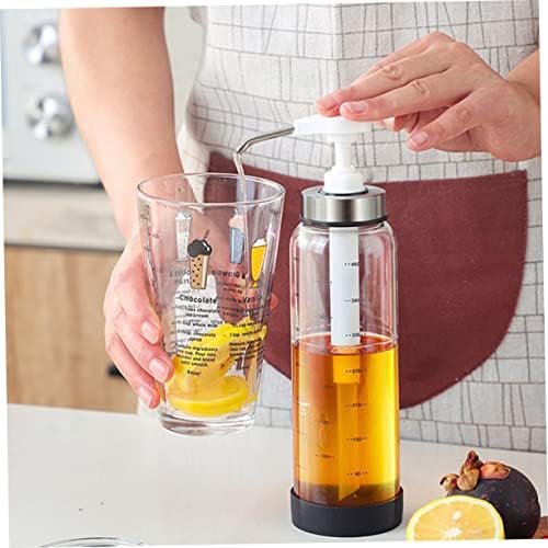 VINTORKY Ketchup Squeeze Bottle 500ml Glass Stainless Steel